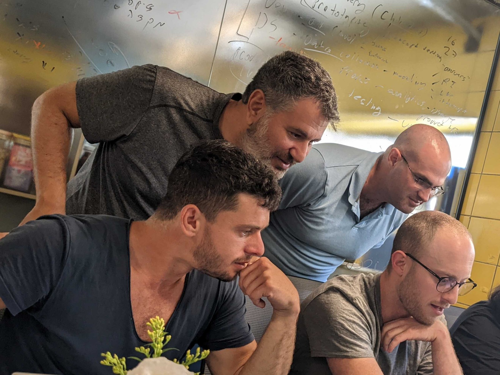 UX research team analyzing data